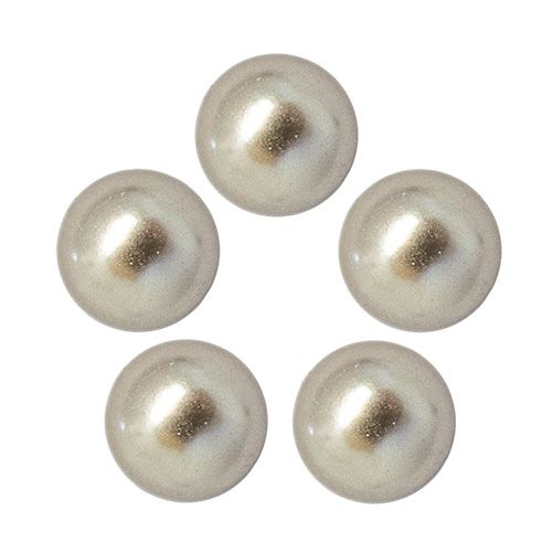 ♪つやパール クォーターカット6mm(10個) ホワイトゴールド【お取り寄せ】【ゆうパケット】