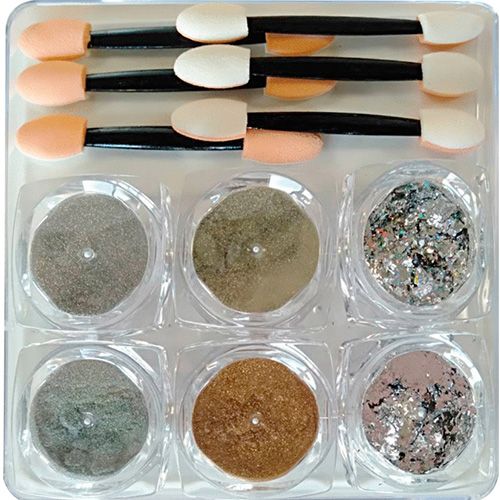 ミラー&フレークアソートセット ゴールド(チップ付き)【お取り寄せ】【ゆうパケット】