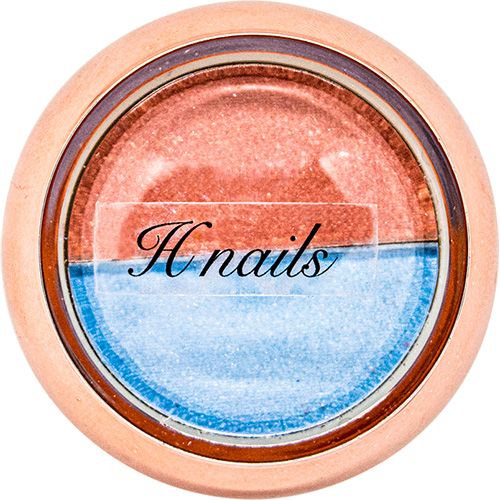 【Hanakoプロデュース】Uranus Twins Compact No.2 オレンジ×ブルー(チップ付き)【お取り寄せ】【ゆうパケット】