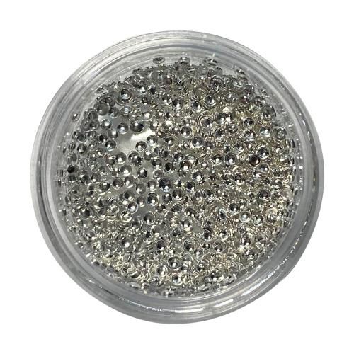 半球型くりぬきスタッズ 1.2mm シルバー1000個【お取り寄せ】【ゆうパケット】