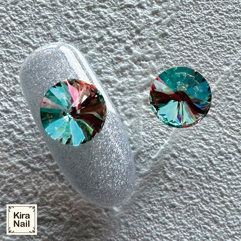 ラウンドドロップストーン エリザ オレンジオーロラ【お取り寄せ】【ゆうパケット】