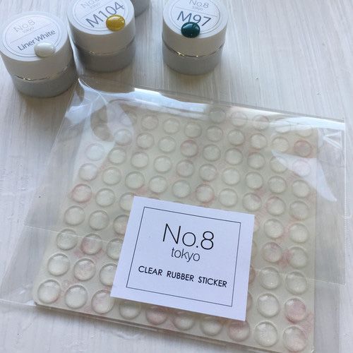 クリア ラバーステッカー【ゆうパケット】