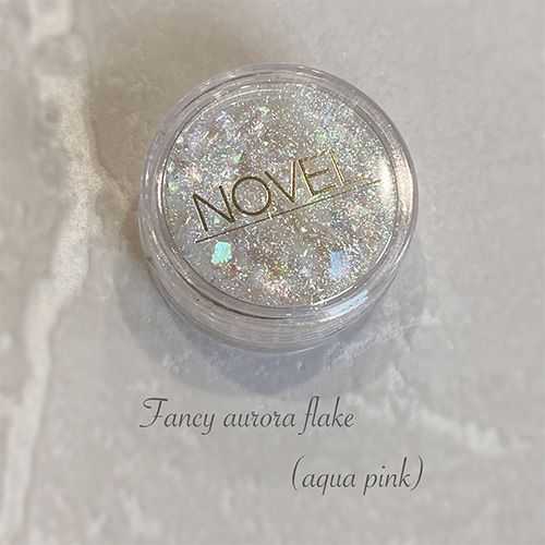 ファンシーオーロラフレーク(アクアピンク)【ゆうパケット】