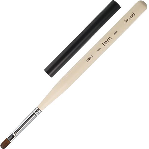 ジェルブラシ ラウンド(キャップ付)【ゆうパケット】