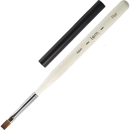 ジェルブラシ フラット(キャップ付)【ゆうパケット】