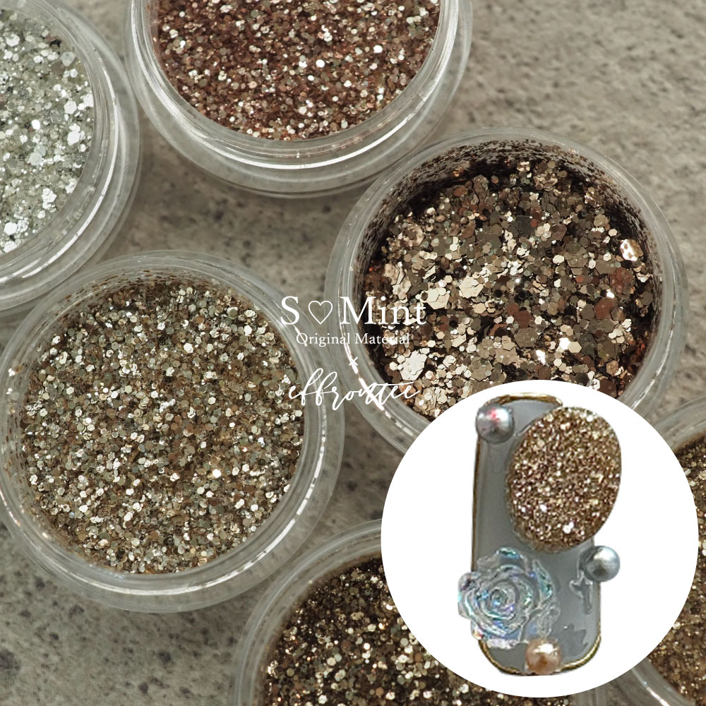 ♪effrontee glitter Beige Platinum【ゆうパケット】