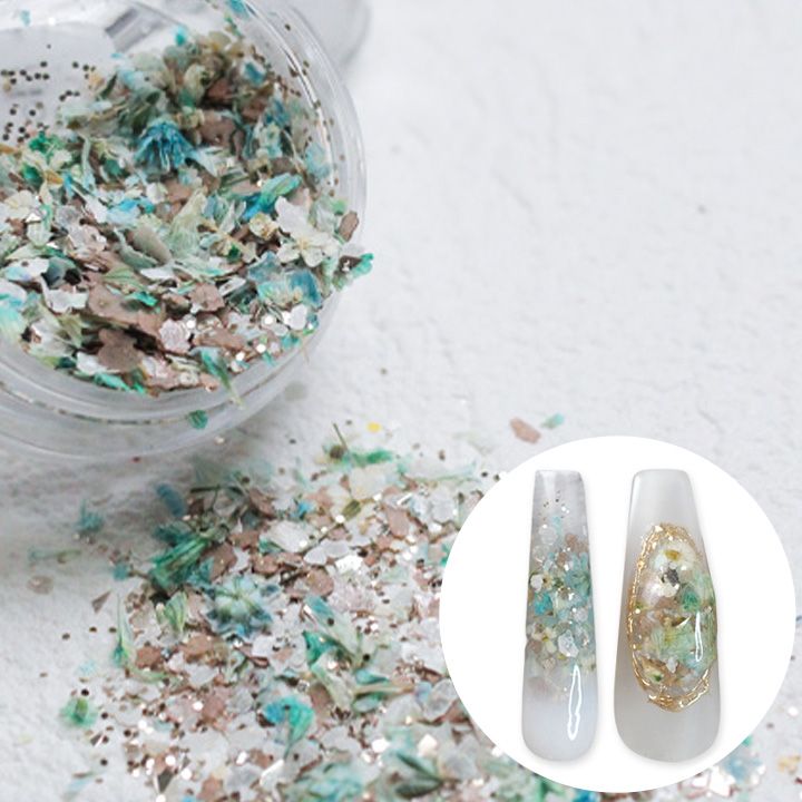 Flower Flake aqua【ゆうパケット】