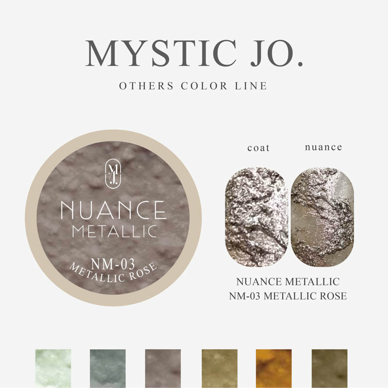 NUANCE METALLIC2.5g NM-03 METALLIC ROSE メタリック ローズ【ゆうパケット】