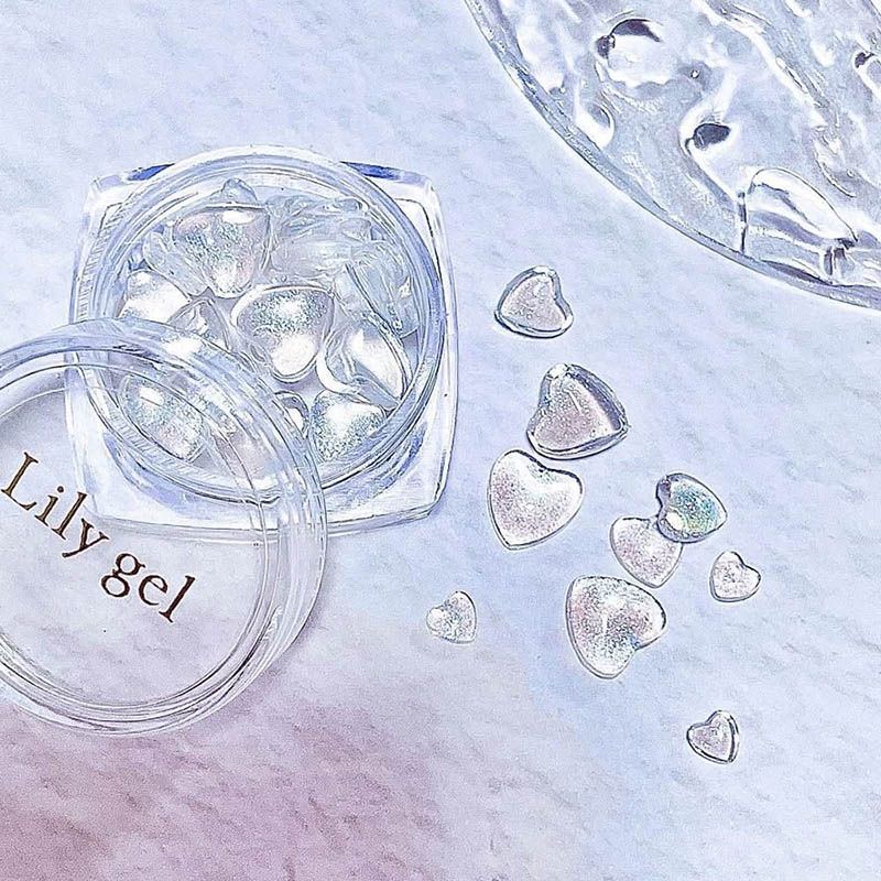 スパークリングハートパーツ #クリア【ゆうパケット】