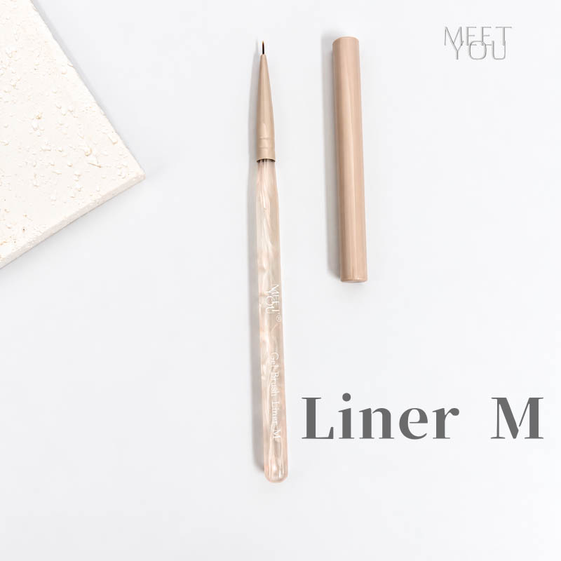 桜ピンクアートジェルネイル専用筆 Liner M(キャップ付き)【ゆうパケット】