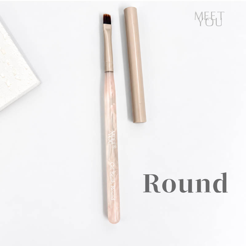 桜ピンクアートジェルネイル専用筆 Round(キャップ付き)【ゆうパケット】