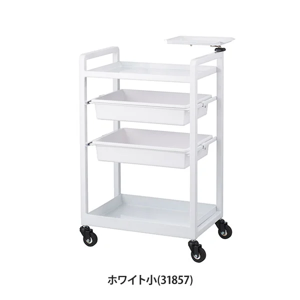 [WORLD LASH]アイラッシュ ワゴン Moe 4段 ホワイト 小サイズ【メーカー直送】【お取り寄せ】