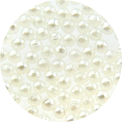♪球型パールストーン オフホワイト 1.5mm(約250粒)【ネコポス】