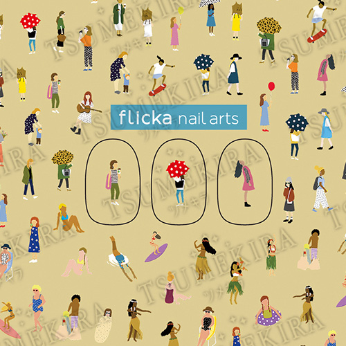 ■[STOCK]【flicka nail artsプロデュース2】flicka animals(フリッカ アニマルズ)【ネコポス】