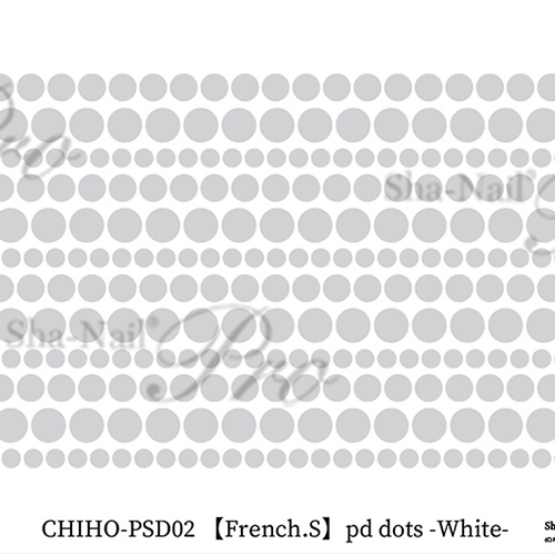 ■【French.S/CHiHO先生コラボ】pd dots Black/pdドット ブラック【お取り寄せ】【ネコポス】