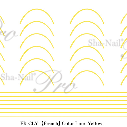 ♪■【plus/French】Color Line Yellow/カラーラインイエロー【ネコポス】