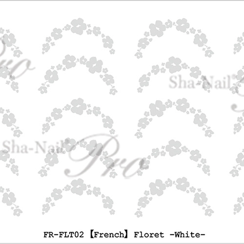 ■[OUTLET]【plus/French】Floret -White-/フローレット ホワイト【ネコポス】[OUTLETアートまとめ買い対象]
