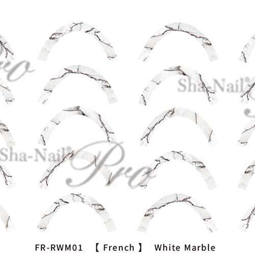 ■[OUTLET]【plus/French/岡本瑠美先生監修商品】White Marble/ホワイトマーブル【ネコポス】[OUTLETアートまとめ買い対象]