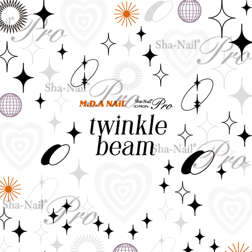 ■[OUTLET]【M.D.A NAiL Mayu先生コラボ商品】twinkle beam/トゥインクルビーム【ネコポス】[OUTLETアートまとめ買い対象]
