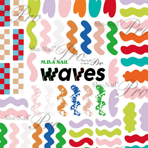 ■[OUTLET]【M.D.A NAiL Mayu先生コラボ商品】waves/ウェーブス【ネコポス】[OUTLETアートまとめ買い対象]