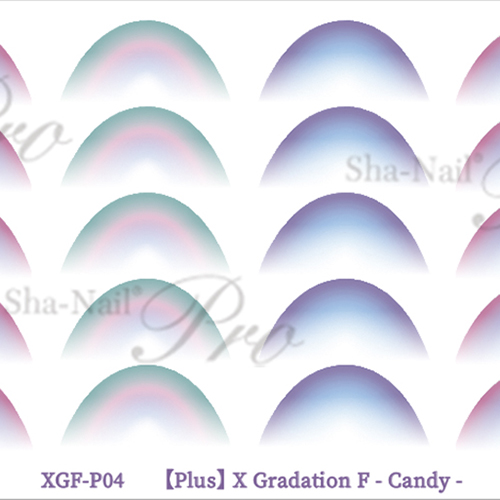 ■[OUTLET]【plus】X Gradation W -Candy-/エックスグラデーション ダブリュー キャンディ【ネコポス】[OUTLETアートまとめ買い対象]