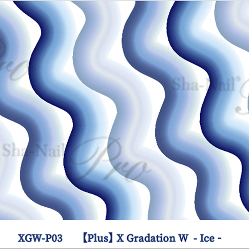 ■[OUTLET]【plus】X Gradation W -Ice-/エックスグラデーション ダブリュー アイス【ネコポス】[OUTLETアートまとめ買い対象]