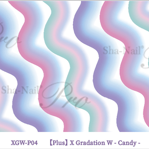 ■[OUTLET]【plus】X Gradation W -Candy-/エックスグラデーション ダブリュー キャンディ【ネコポス】[OUTLETアートまとめ買い対象]