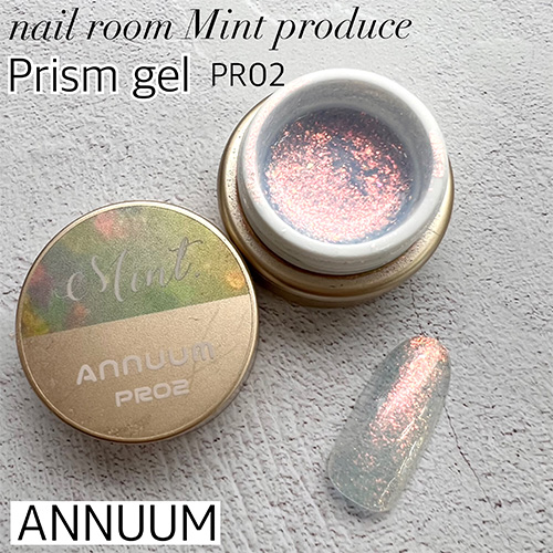 ■[STOCK]■【nail room Mint produce】プリズムジェル3g PR04【ネコポス】