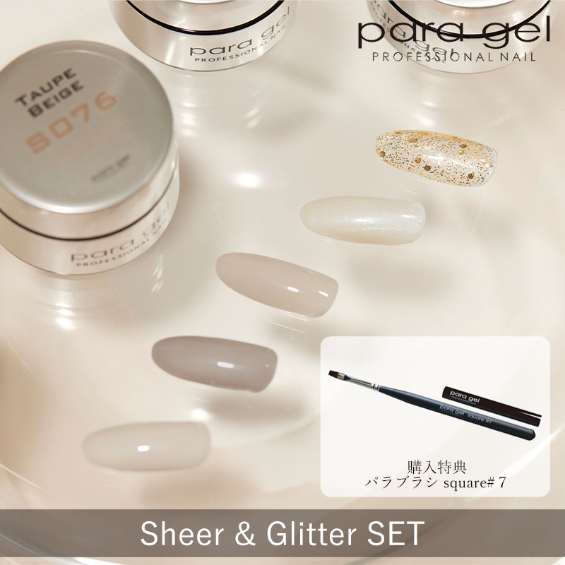 [3/24発売]【シアー＆グリッター】新色5色セット【プレゼント付】【お取り寄せ】