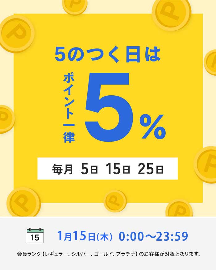 1/15　5の付く日