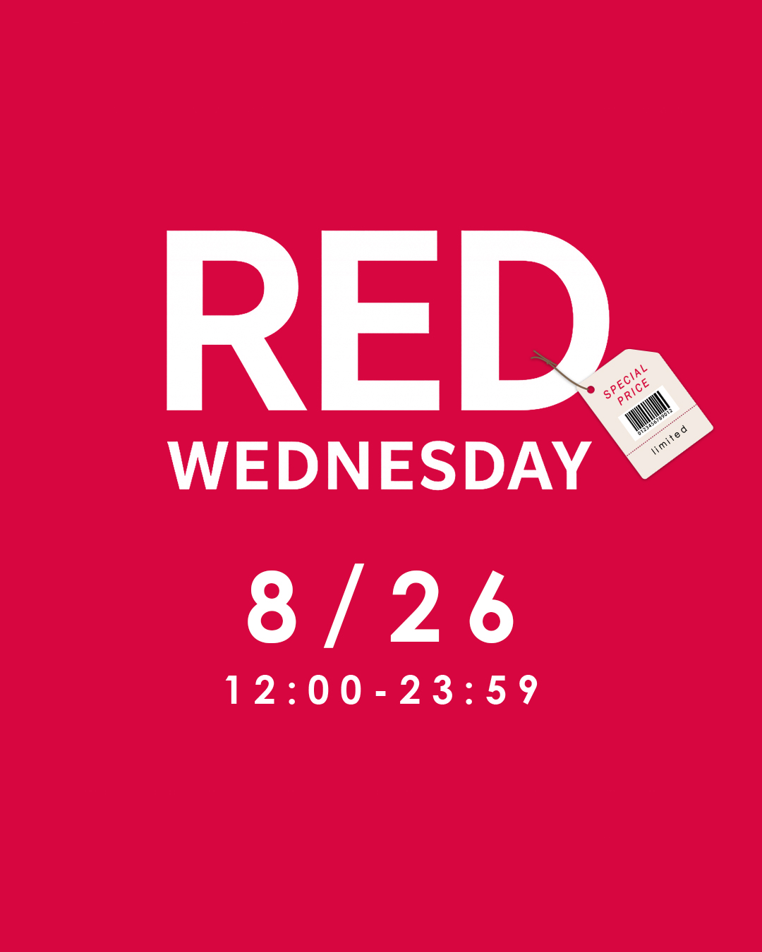 8月REDウェンズデー予告