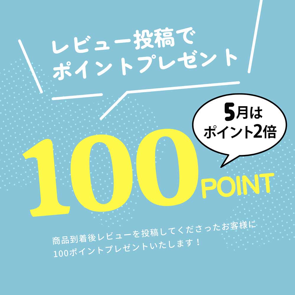 レビュー投稿100　5末まで