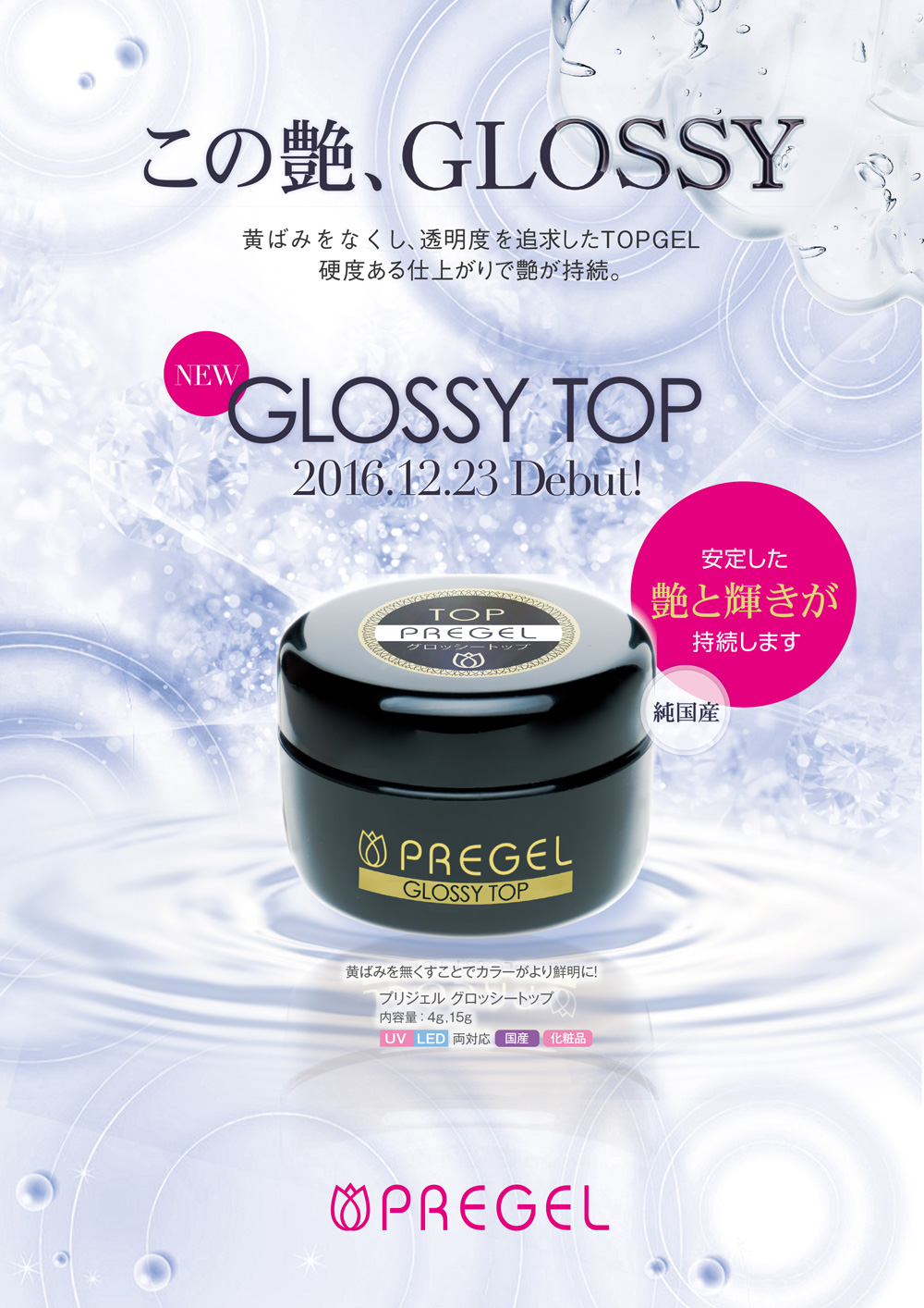 rednails web channel / グロッシートップ 4g【ゆうパケット】