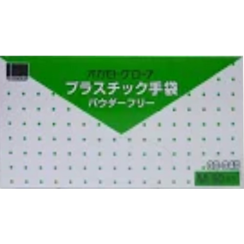 ■オカモト プラスチックグローブ 50枚 M【お取り寄せ】