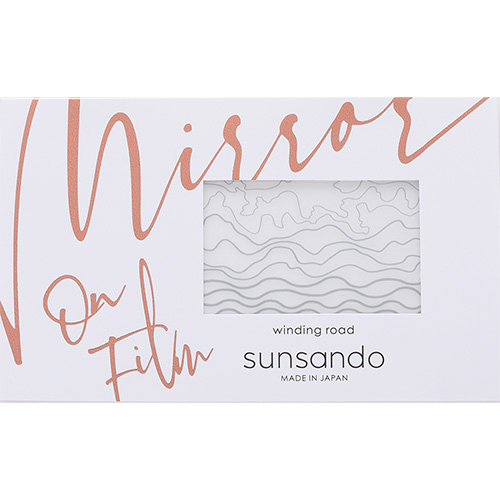 ■[STOCK]Sunsando Mirror on film ワインディングロード ダークグレー【ネコポス】