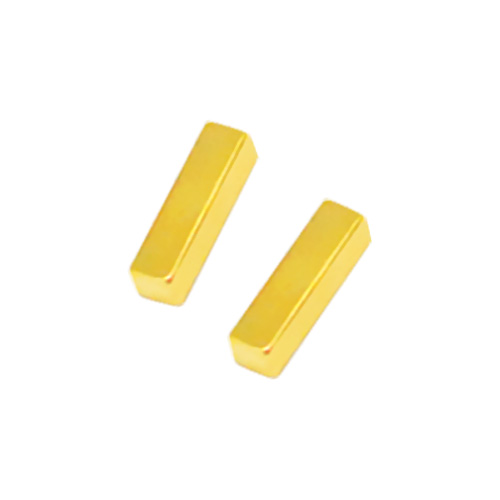 ■[SUPER OUTLET]スクエアスティック0.8×3mm ゴールド(30個)【ネコポス】