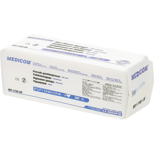 ☆[4月オススメ割]MEDICOM(メディコム) 不織布ガーゼ 150×150 200枚入り