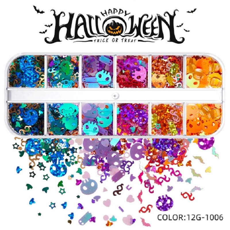 ♪ハロウィンパーツSET　1006　ドクロ【ゆうパケット】