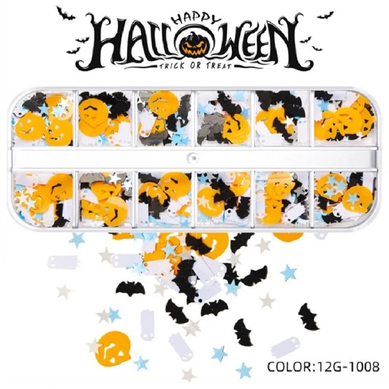♪ハロウィンパーツSET　1008　おばけ&コウモリ【ゆうパケット】