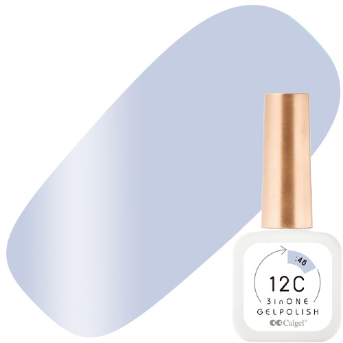 カルジェル 12C ノンワイプ スリーインワン ジェルポリッシュ8ml 46 ラベンダーシャワー ツチノト