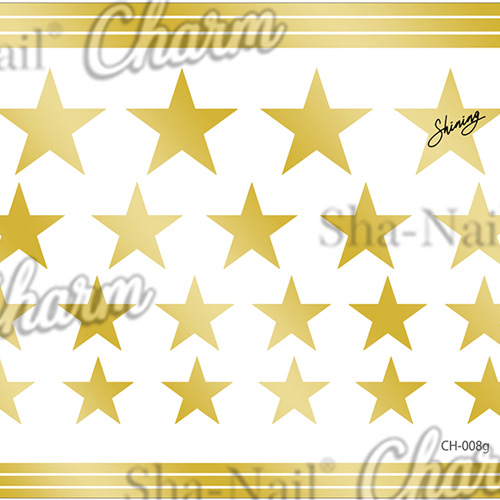 ■【Charm】Brilliant Stars Gold/ブリリアントスターズ ゴールド【ネコポス】