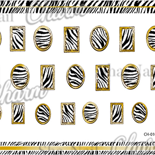 ■[OUTLET]【Charm】Zebra Parts Gold/ゼブラ パーツゴールド【ネコポス】[OUTLETアートまとめ買い対象]