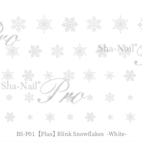 [NEW]【plus】Blink Snowflakes -White-/ブリンク スノーフレークス ホワイト【ネコポス】