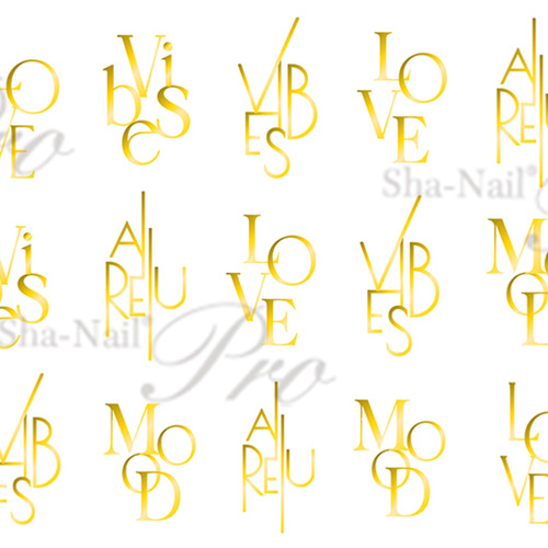 [ネイルNEW]【plus/CHiHO先生コラボ】pd Stylish Font II Gold/pdスタイリッシュフォントII ゴールド【お取り寄せ】【ネコポス】