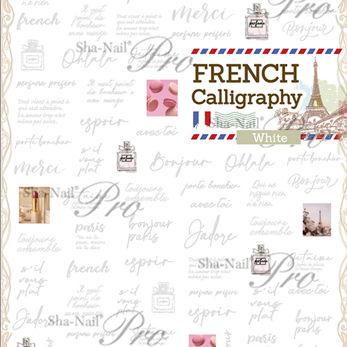 French Calligraphy -White-/フレンチ カリグラフィ ホワイト【ネコポス】