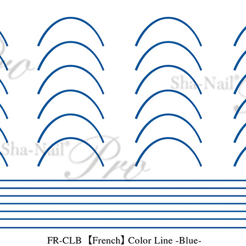 ■[STOCK]■【plus/French】Color Line Blue/カラーラインブルー【ネコポス】