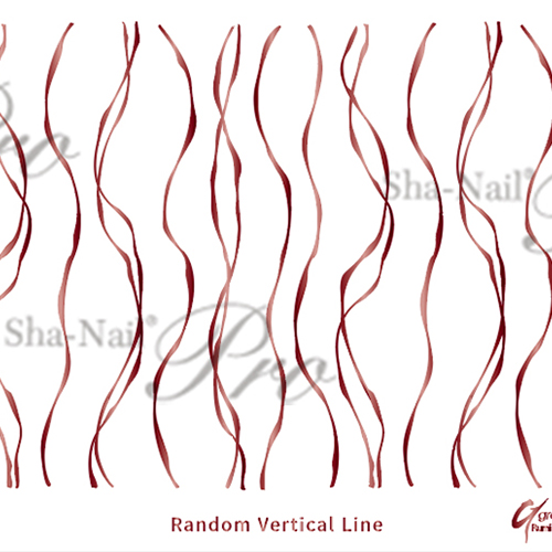 ■[OUTLET]【plus/French/岡本瑠美先生監修商品】Random Vertical Line -Whiskey Brown-/ランダムヴァーティカルライン ウイスキーブラウン【ネコポス】