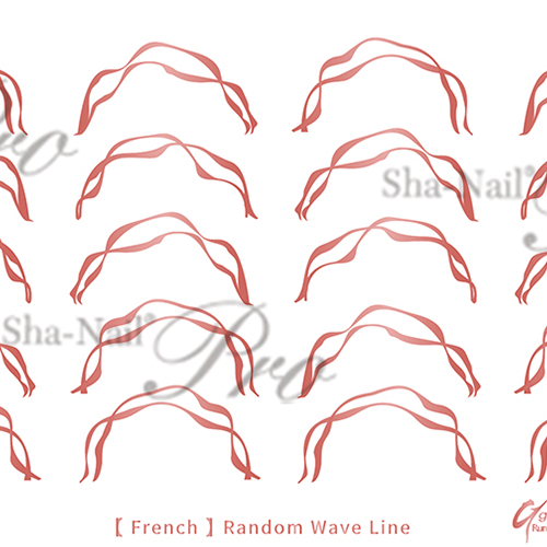 ♪■【French/岡本瑠美先生監修商品】Random Wave Line -Gold-/ランダムウエーブライン ゴールド【お取り寄せ】【ネコポス】