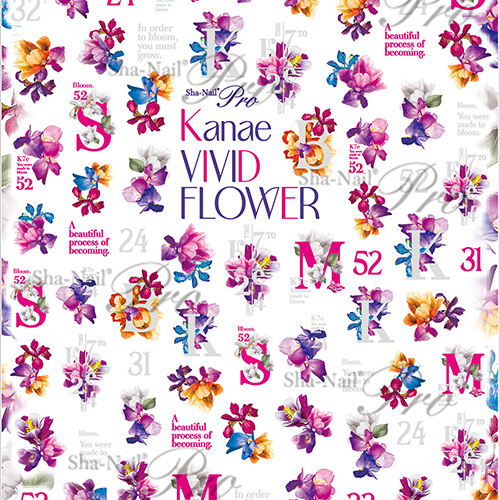 [ネイルNEW]【Kanae先生コラボ】Kanae Vivid Flower/カナエ ビビッドフラワー【お取り寄せ】【ネコポス】