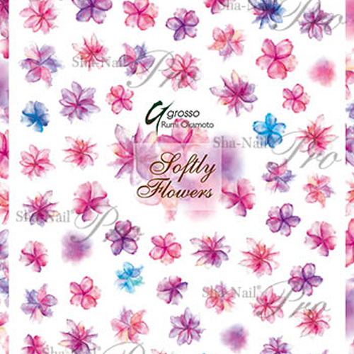Softly Flowers-color-/ソフトリーフラワーズ-カラー-【ネコポス】